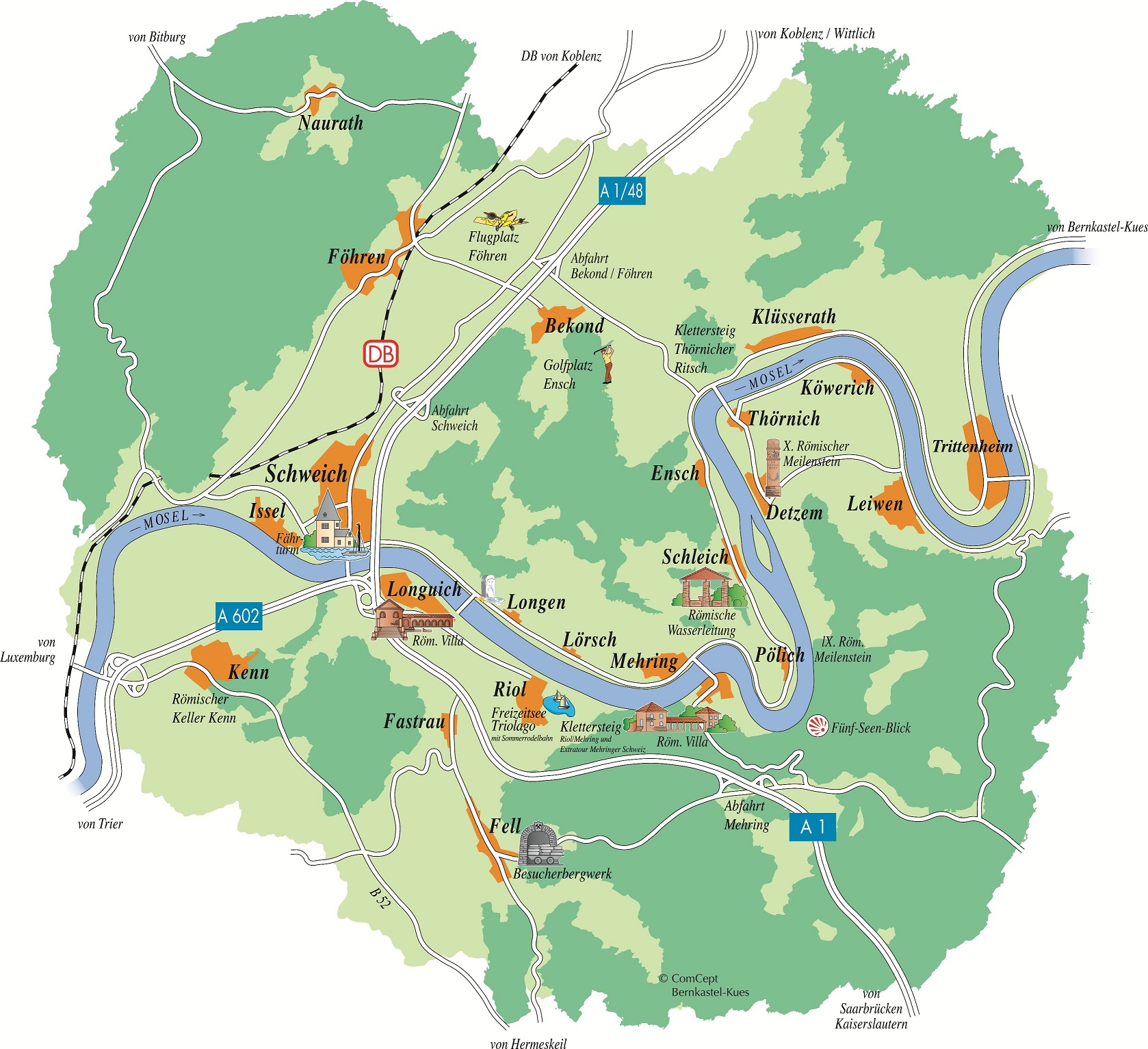 Orte | Touristinformation Römische Weinstraße